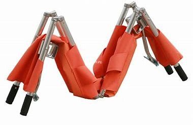 Barella pieghevole portatile della lega di alluminio, trasferimento paziente di emergenza