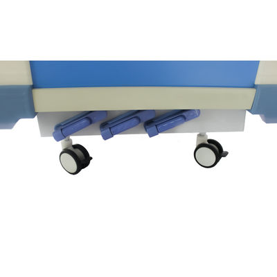 3 letti di ospedale manuali resistenti di funzione 80 gradi per professione d'infermiera paziente