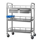 Carrello per dispositivi medici in acciaio inossidabile Carrello medico staccabile Multifunzione