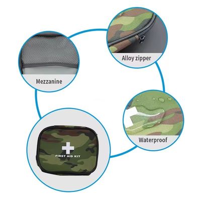 Camuffamento Kit di primo soccorso di grande capacità Kit di sopravvivenza selvaggia Kit di salvataggio all'aperto Kit medico paramedico