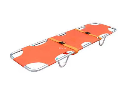 Stretcher pieghevole in lega di alluminio forniture mediche di emergenza Stretcher non pieghevole 187cm 18 Cm
