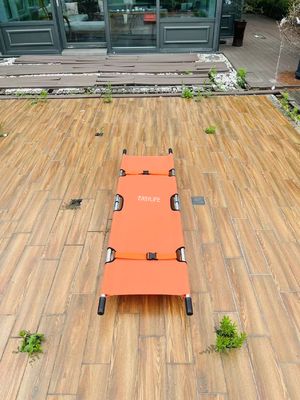 Leggera 2 volte Stretcher In legno di alluminio Cornice di tessuto Oxford