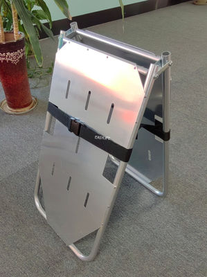 Tavola dura in lega di alluminio, portapiatti per il trasferimento del paziente, leggero, comodo da trasportare