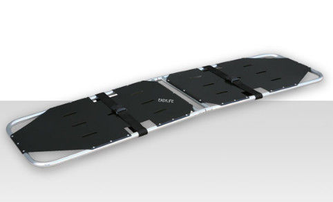 Tavolo rigido in lega di alluminio, portapiatti per il trasferimento del paziente, comodo da portare