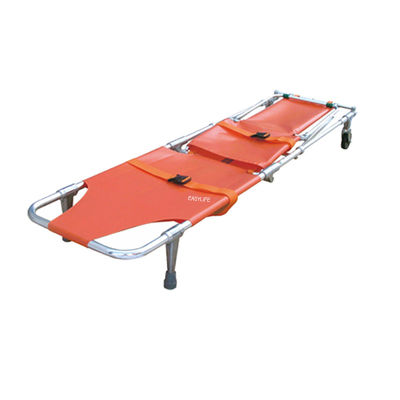 Portable and durable two-wheel foldable chair-type rescue stretchers (Settine di soccorso pieghevoli su due ruote portatili e durevoli)