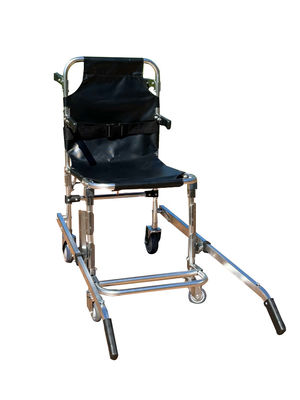 Stretcher per scale pieghevole di alluminio ingrossato con tessuto in PVC 4 ruote e 6 maniglie