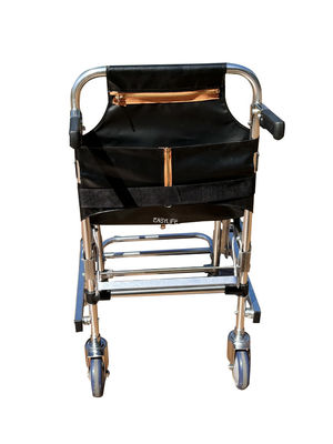 Stretcher per scale pieghevole di alluminio ingrossato con tessuto in PVC 4 ruote e 6 maniglie