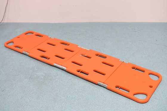 Barella di plastica del bordo della spina dorsale di vendita di emergenza della spina dorsale della barella stretta portatile calda del bordo