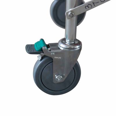 ODM paziente del carrello di alluminio di H500mm della lega dell'ambulanza della barella durevole del letto