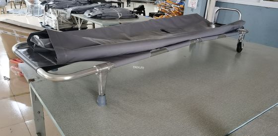Barella piegante di salvataggio con i sacchi per cadaveri fisso 220 x 55 x 15 cm 95cm