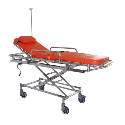 Carrello di trasferimento del carico della lega di alluminio di 88CM 1.9M Patient Transfer Trolley