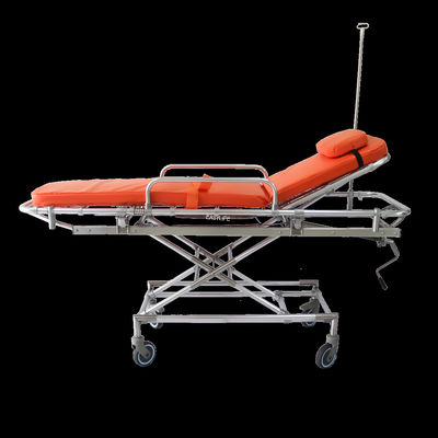 Carrello di trasferimento del carico della lega di alluminio di 88CM 1.9M Patient Transfer Trolley