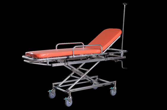 Carrello di trasferimento del carico della lega di alluminio di 88CM 1.9M Patient Transfer Trolley