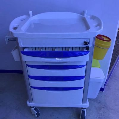 Attrezzatura durevole 520MM del carrello dell'attrezzatura medica da emergenza del carretto di arresto