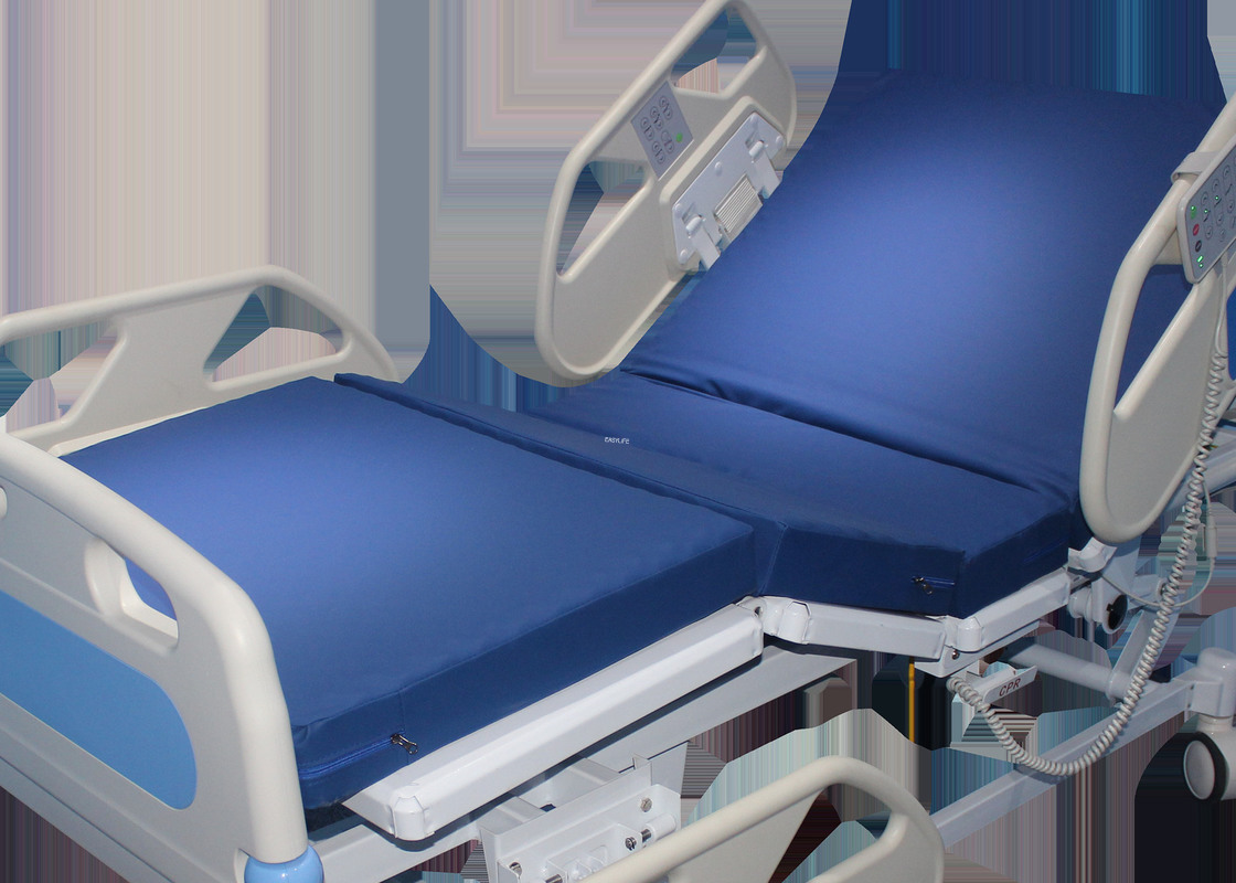 Letto elettrico regolabile per terapia intensiva ospedaliera da 2200 mm 950 mm in ABS blu bianco per uso domestico
