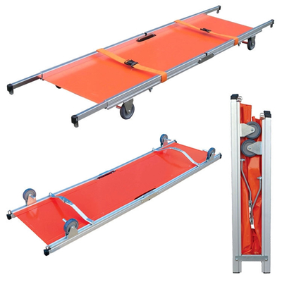 Un buon prezzo. 4 ruote piatta leggera legata di alluminio piatta scala semplice con ruote 350lb in linea