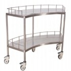 Un buon prezzo. 1400MM Strumento chirurgico carrello in acciaio inossidabile 45CM Ospedale medico con cassetto in linea