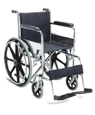 Un buon prezzo. Sedile a rotelle portatile in acciaio inossidabile 20 kg 455 mm per pazienti disabili in linea