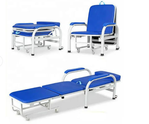 Ospedale Sedia di accompagnamento medico pieghevole Letto di cura per anziani Letto di accompagnamento