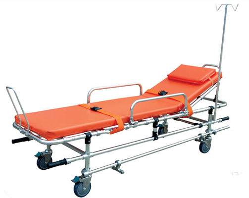 Un buon prezzo. Auto carico Trasporto medico Stretcher struttura del paziente carrello doppio tubo basso in linea
