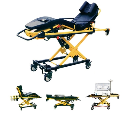 Un buon prezzo. MDK-D16 Stretcher per ambulanze pieghevole con ingranaggio di atterraggio elettrico e angolo di testa regolabile per i primi soccorsi in linea