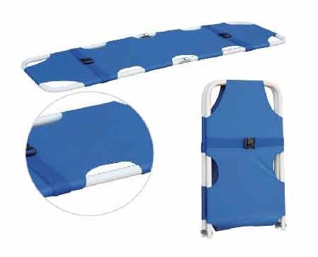 Un buon prezzo. Barella medica piegante automatica due blu per l'ambulanza 6,5 chilogrammo 185CM in linea