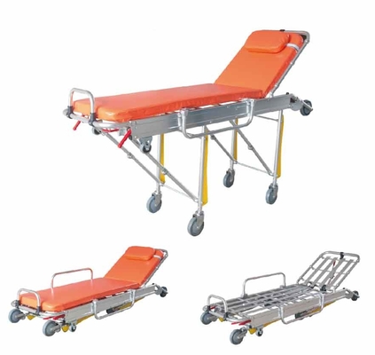Un buon prezzo. Barella dell'ambulanza della lega di alluminio di emergenza degli apparecchi medici di alta qualità per i pazienti di trasferimento 190 x 62 x 23cm in linea