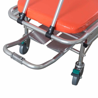 Un buon prezzo. ODM paziente del carrello di alluminio di H500mm della lega dell'ambulanza della barella durevole del letto in linea