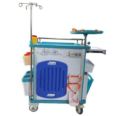 Un buon prezzo. Attrezzatura durevole 520MM del carrello dell'attrezzatura medica da emergenza del carretto di arresto in linea
