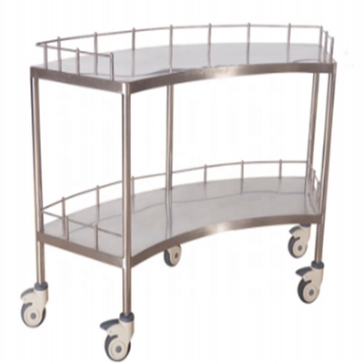 Un buon prezzo. Carrello medico di acciaio inossidabile dello strumento chirurgico della mobilia 45CMHospital di 1400MM con il cassetto e la ruota in linea