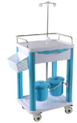 Un buon prezzo. Clinica chirurgica della droga del dottore Medical Crash Cart di professione d'infermiera dell'ospedale di alta qualità di 750MM 92CM un ospedale di 2 strati in linea